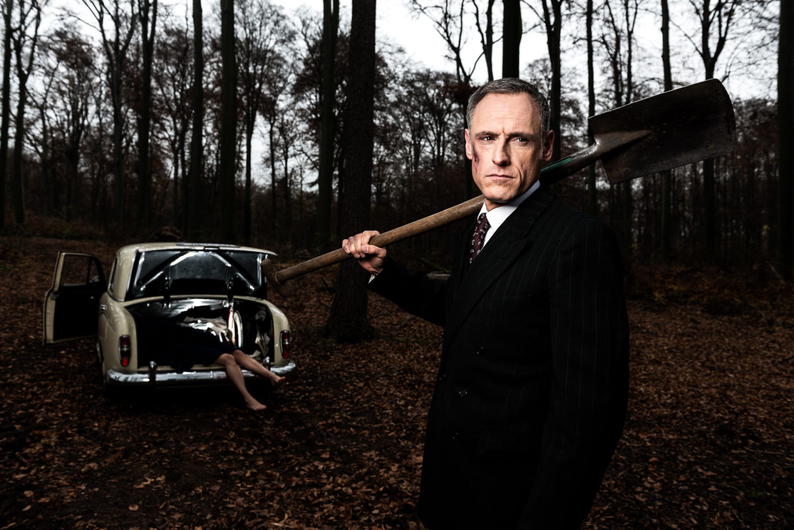 Inszeniertes Shooting on Location / Peopleaufnahmen mit dem Schauspieler Daniel Wandelt in Düsseldorf