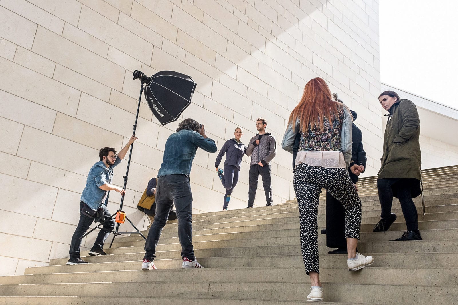 Making of eines Fotoshootings am ADAC Gebäude Dortmund