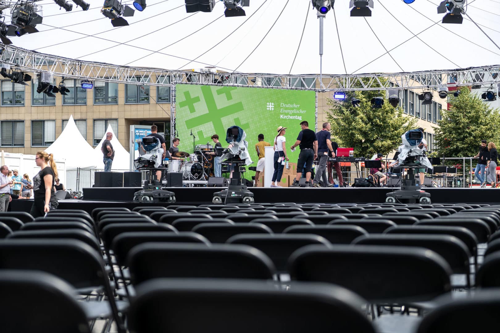 Große Bühne für den Kirchentag in Dortmund