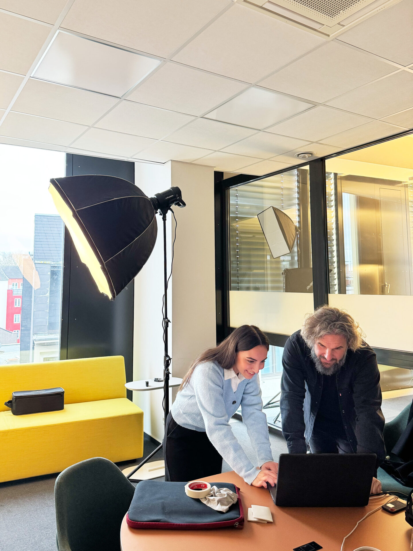 Fotoshooting in einem Unternehmen in Dortmund
