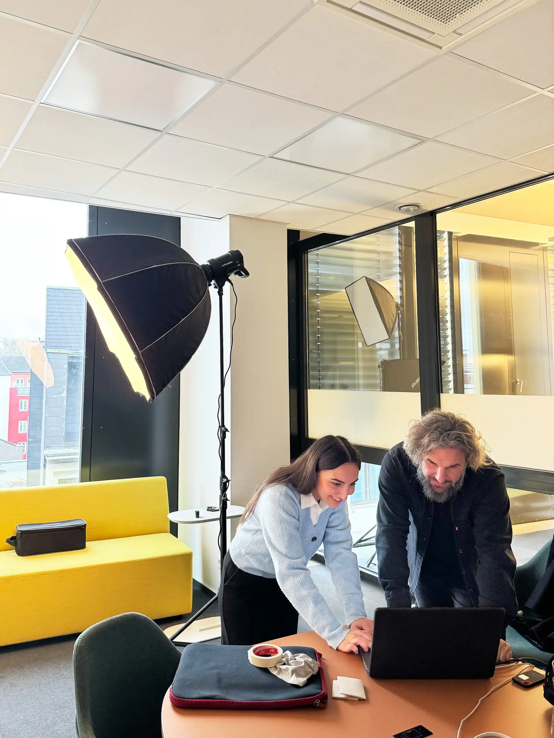 Fotoshooting in einem Unternehmen in Dortmund