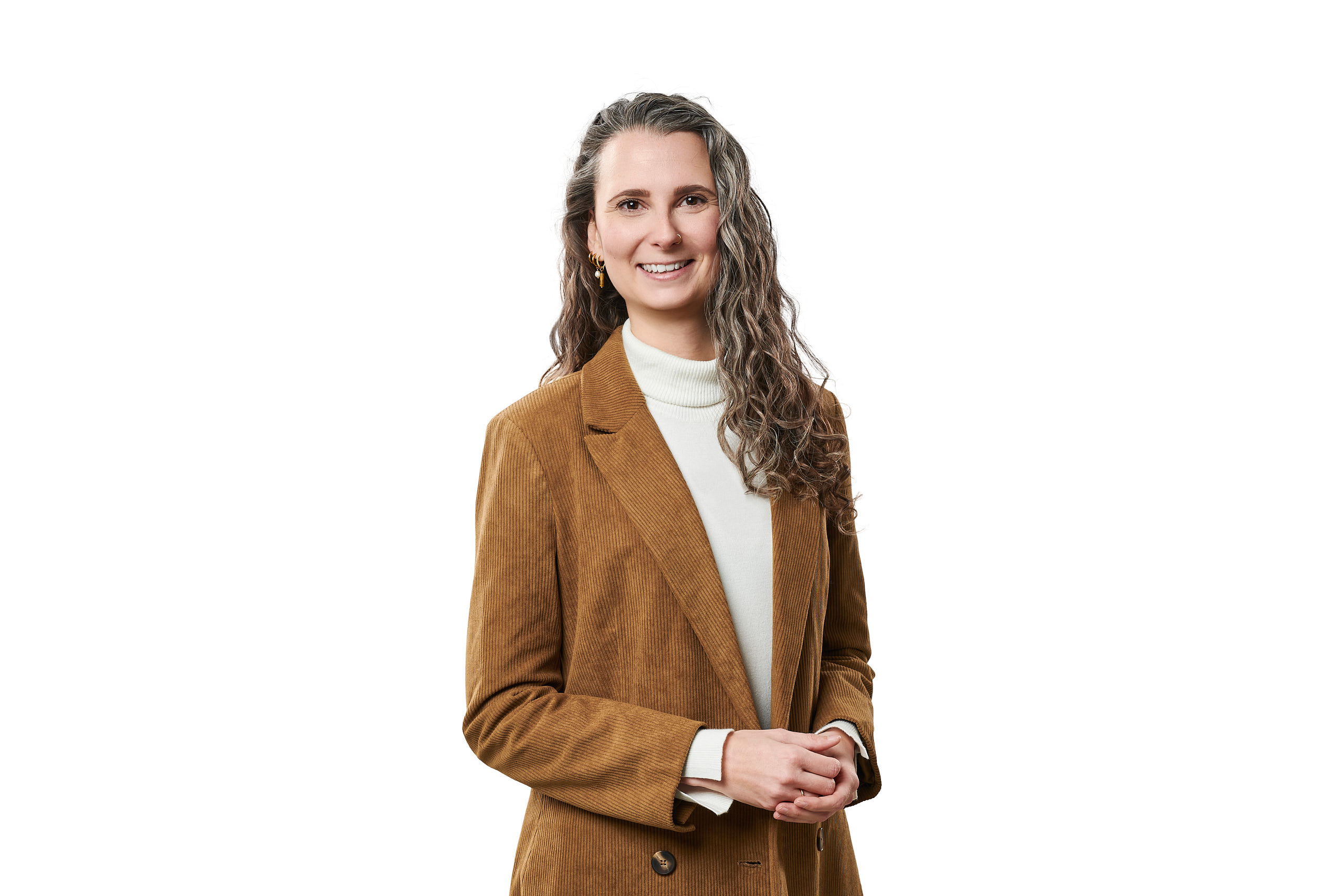 Freigestelltes Portrait, welches Katharina Linka von der rebeq GmbH in Herten zeigt, fotografiert von Markus Mielek