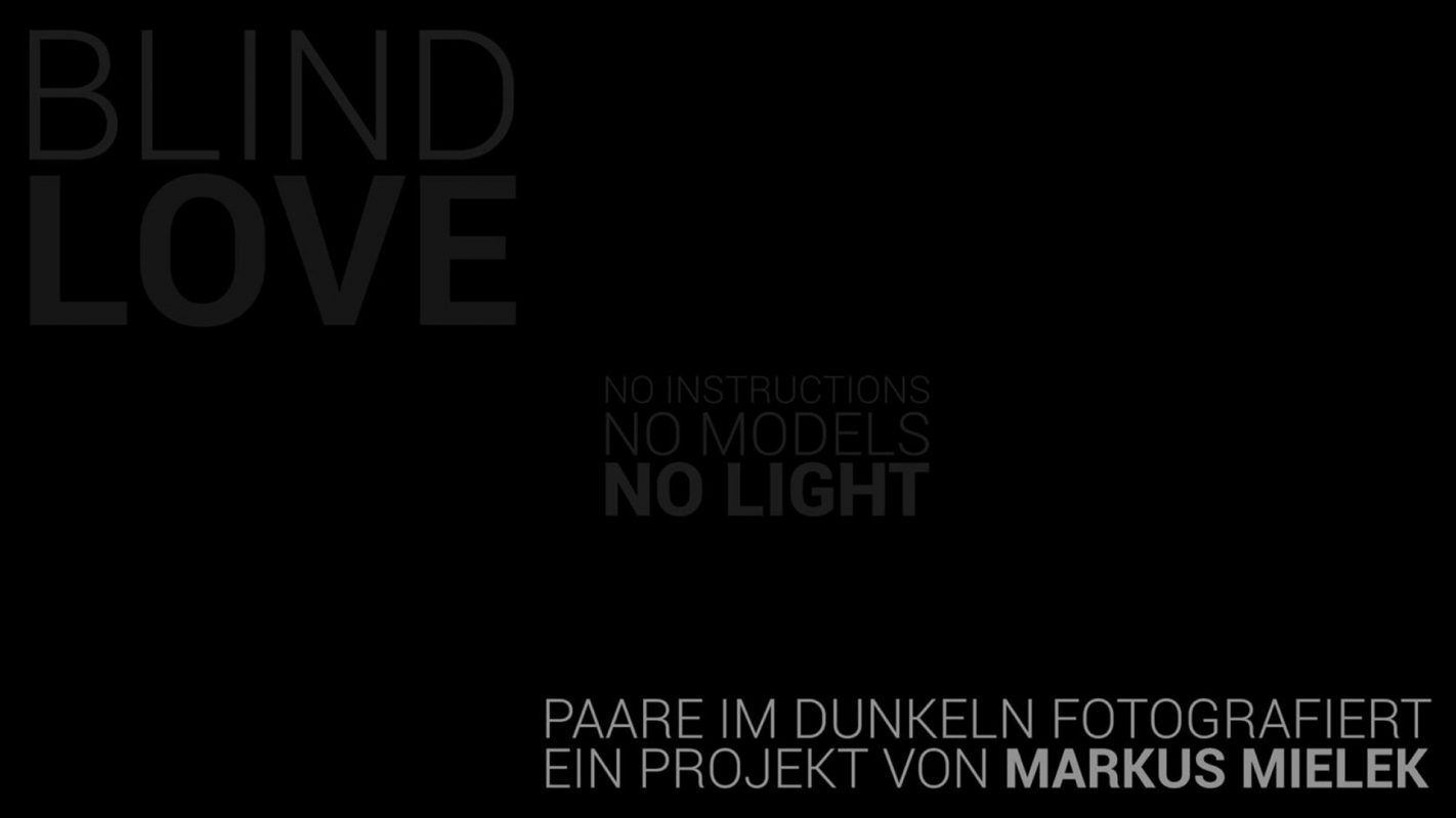 Titelbild für die Fotoserie Blind Love