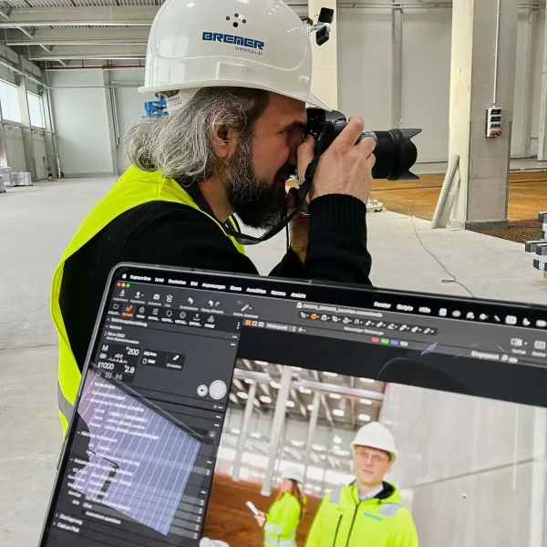 Fotografie in Schutzausrüstung in der Industriefotografie