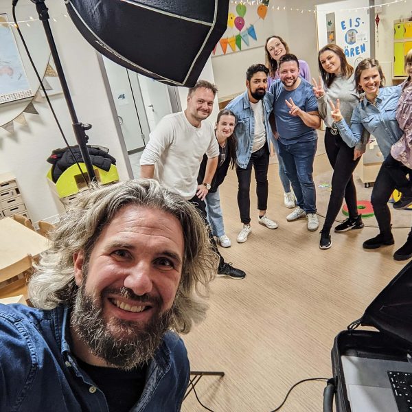 Selphie des Fotografen Markus Mielek am Fotoset